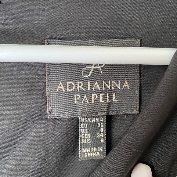 Adrianna Papell sz 4 black‎ career sheath dress - Picture 4 of 8